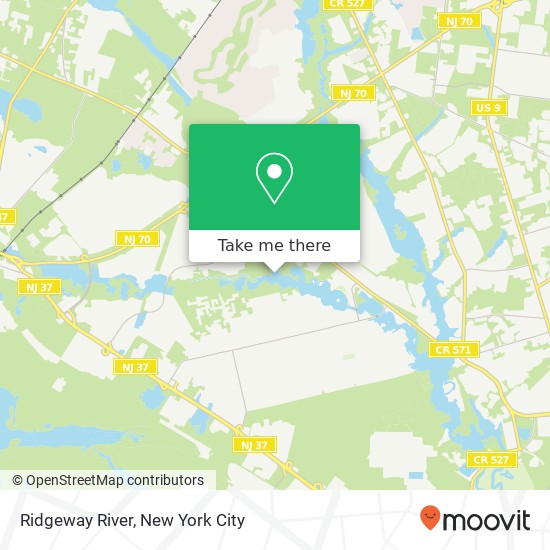 Mapa de Ridgeway River