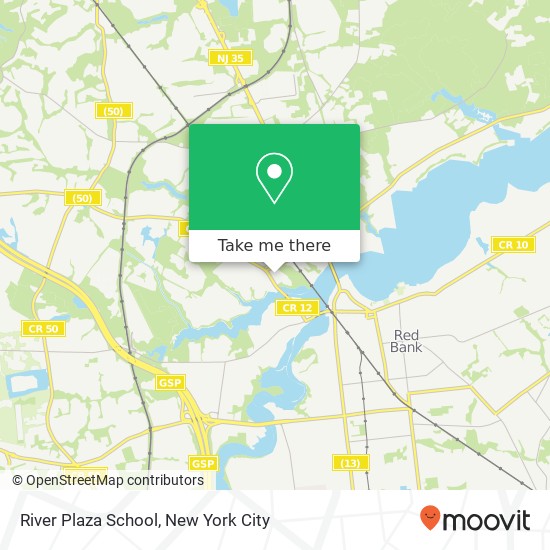 River Plaza School map