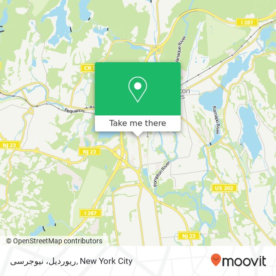 ریوردیل، نیوجرسی map