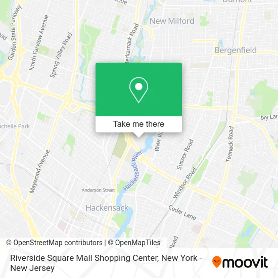 Riverside Square Mall Shopping Center map