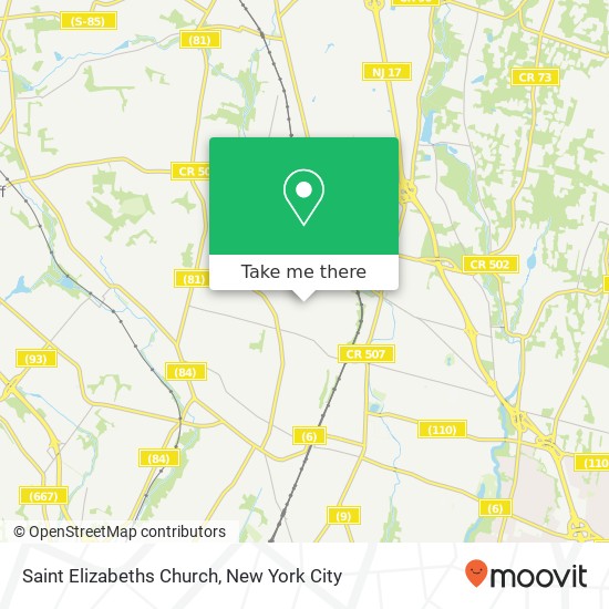 Saint Elizabeths Church map