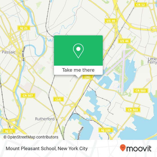 Mapa de Mount Pleasant School