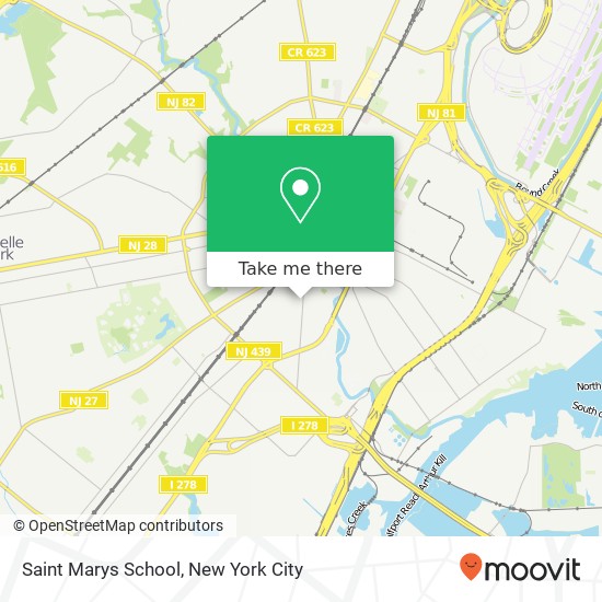 Saint Marys School map