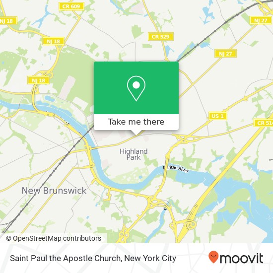 Saint Paul the Apostle Church map