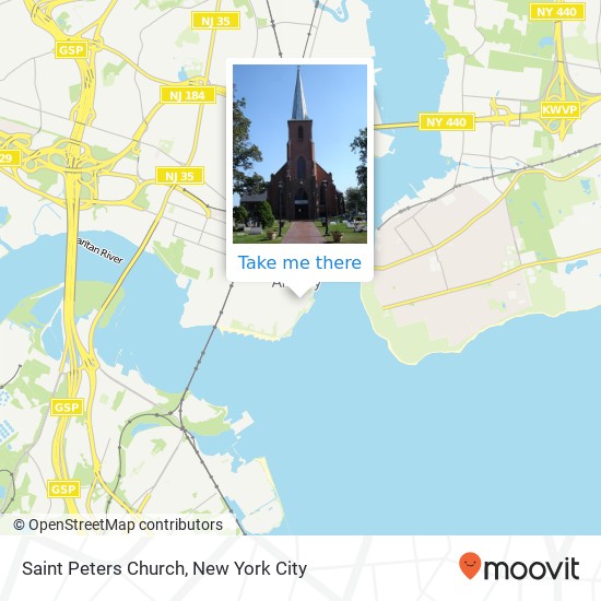 Saint Peters Church map