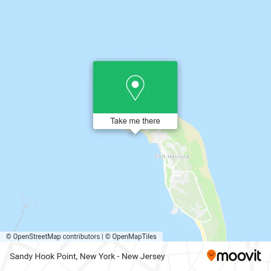 Sandy Hook Point map