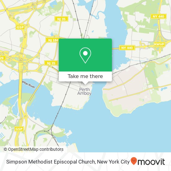 Simpson Methodist Episcopal Church map