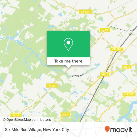 Mapa de Six Mile Run Village