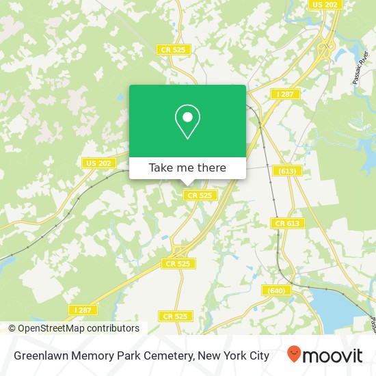 Mapa de Greenlawn Memory Park Cemetery