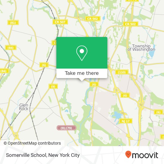 Mapa de Somerville School