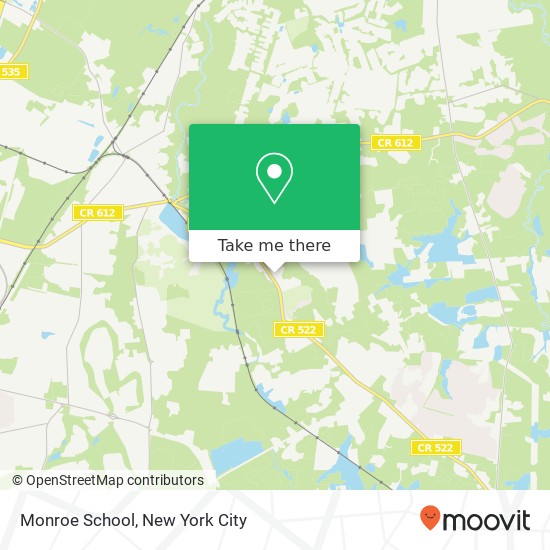 Monroe School map