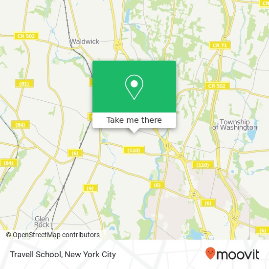 Travell School map