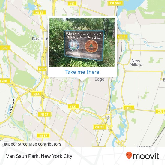 Van Saun Park map