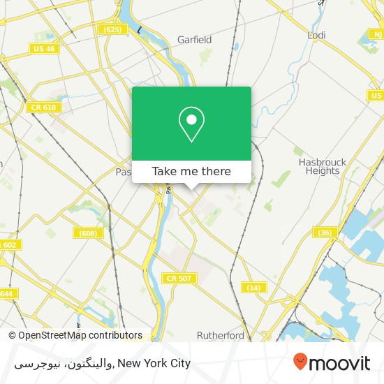 والینگتون، نیوجرسی map