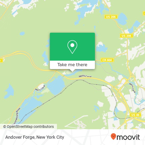 Andover Forge map