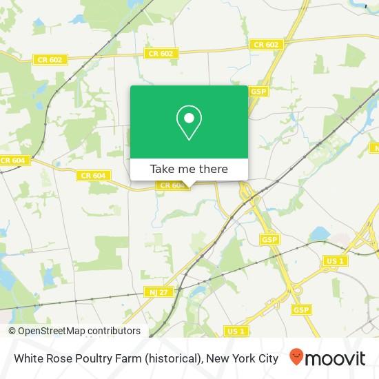 Mapa de White Rose Poultry Farm (historical)