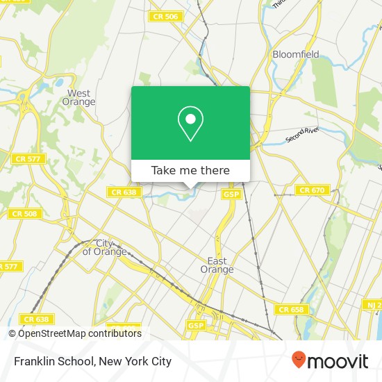 Mapa de Franklin School