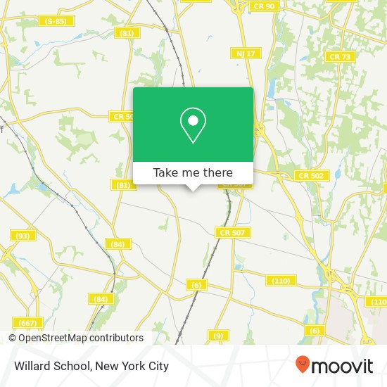 Mapa de Willard School