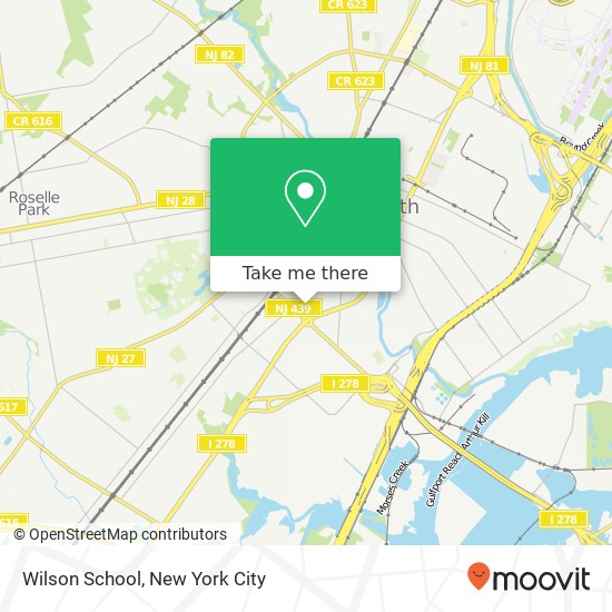 Mapa de Wilson School