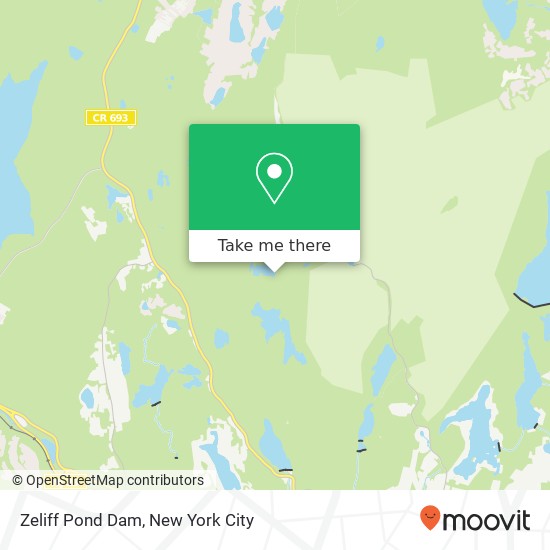 Mapa de Zeliff Pond Dam