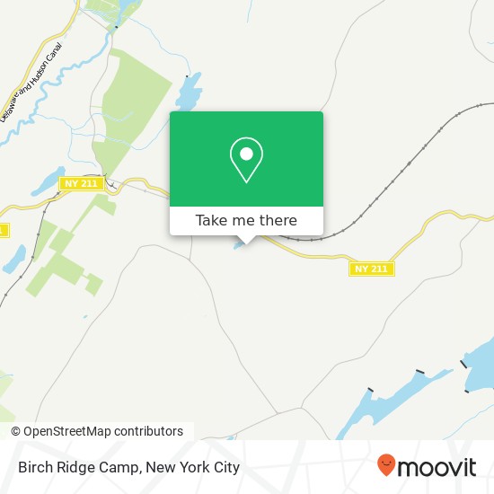 Birch Ridge Camp map
