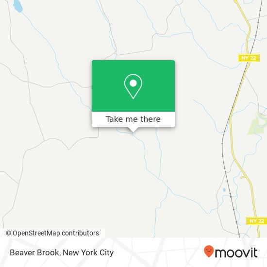 Beaver Brook map