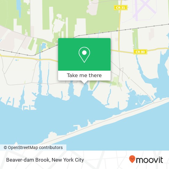 Mapa de Beaver-dam Brook