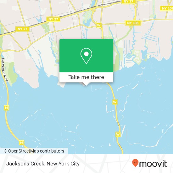 Jacksons Creek map