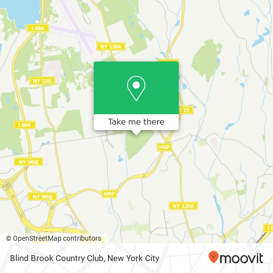 Blind Brook Country Club map