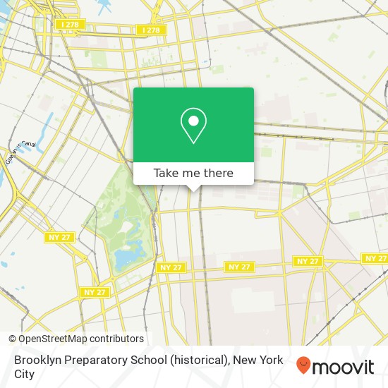 Mapa de Brooklyn Preparatory School (historical)