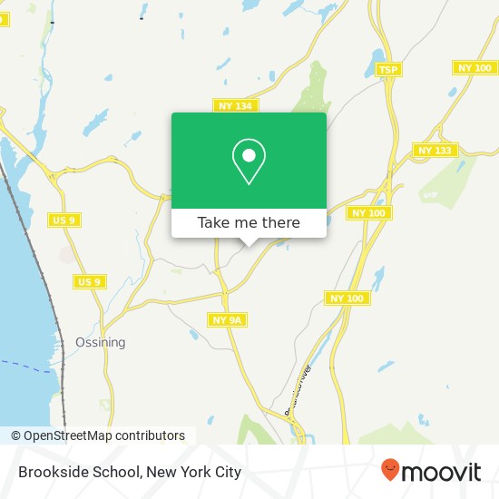 Mapa de Brookside School