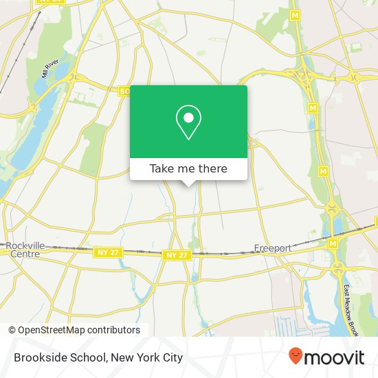 Mapa de Brookside School