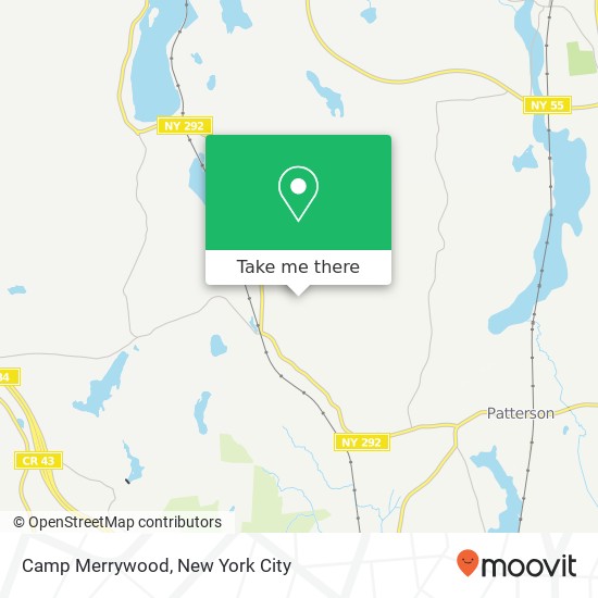 Camp Merrywood map