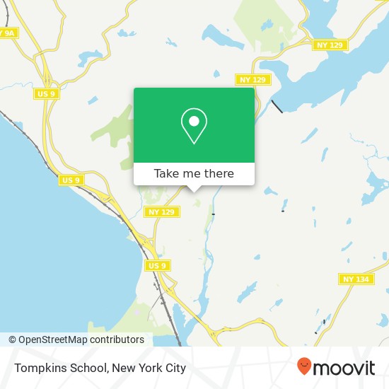 Tompkins School map