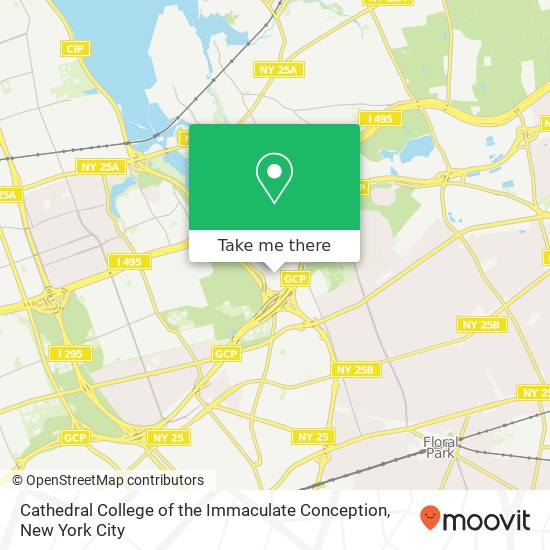 Cathedral College of the Immaculate Conception map