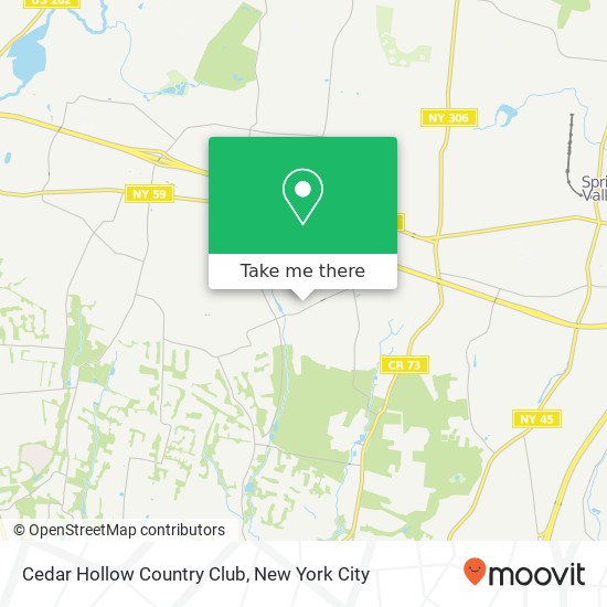 Mapa de Cedar Hollow Country Club