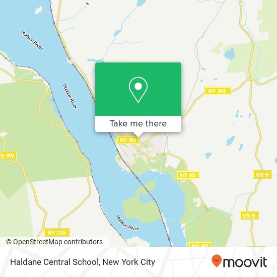 Haldane Central School map