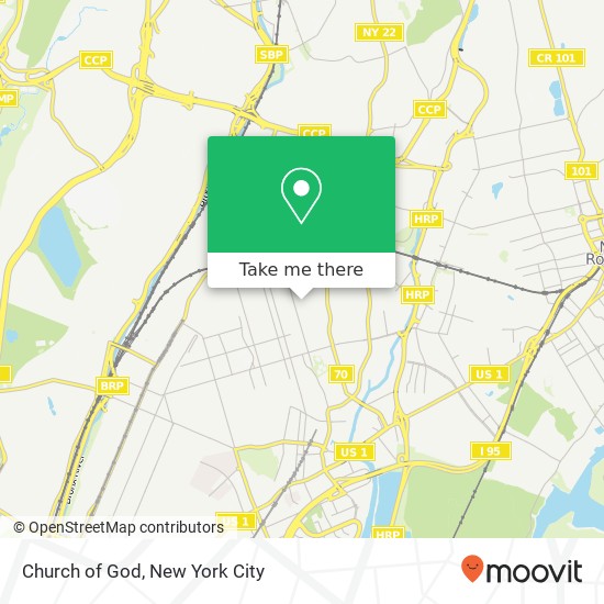 Mapa de Church of God