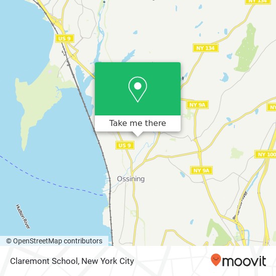 Claremont School map