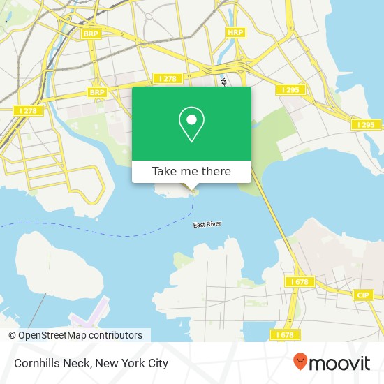 Mapa de Cornhills Neck