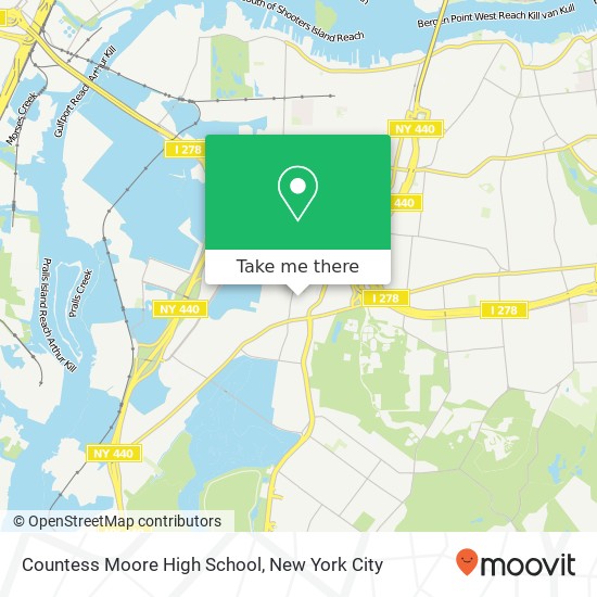 Mapa de Countess Moore High School