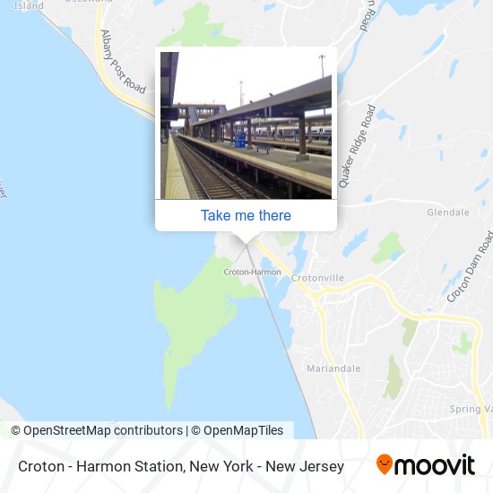 Croton - Harmon Station map