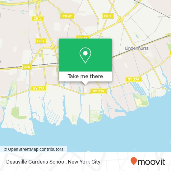 Deauville Gardens School map