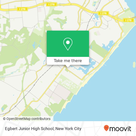 Mapa de Egbert Junior High School