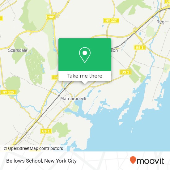 Mapa de Bellows School