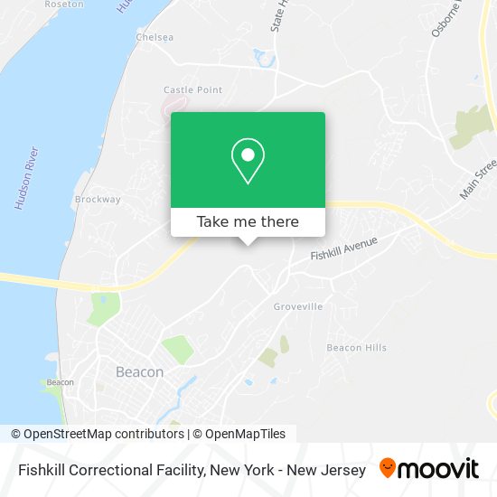 Fishkill Correctional Facility map