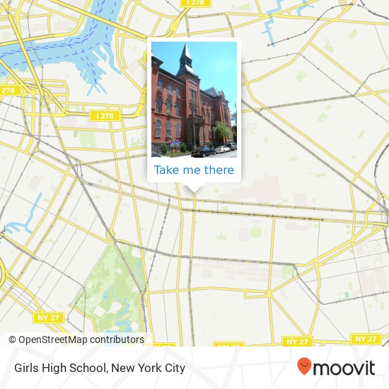 Girls High School map