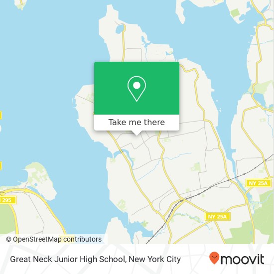 Mapa de Great Neck Junior High School