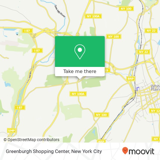 Greenburgh Shopping Center map