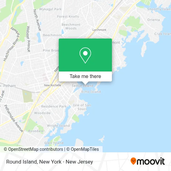 Round Island map